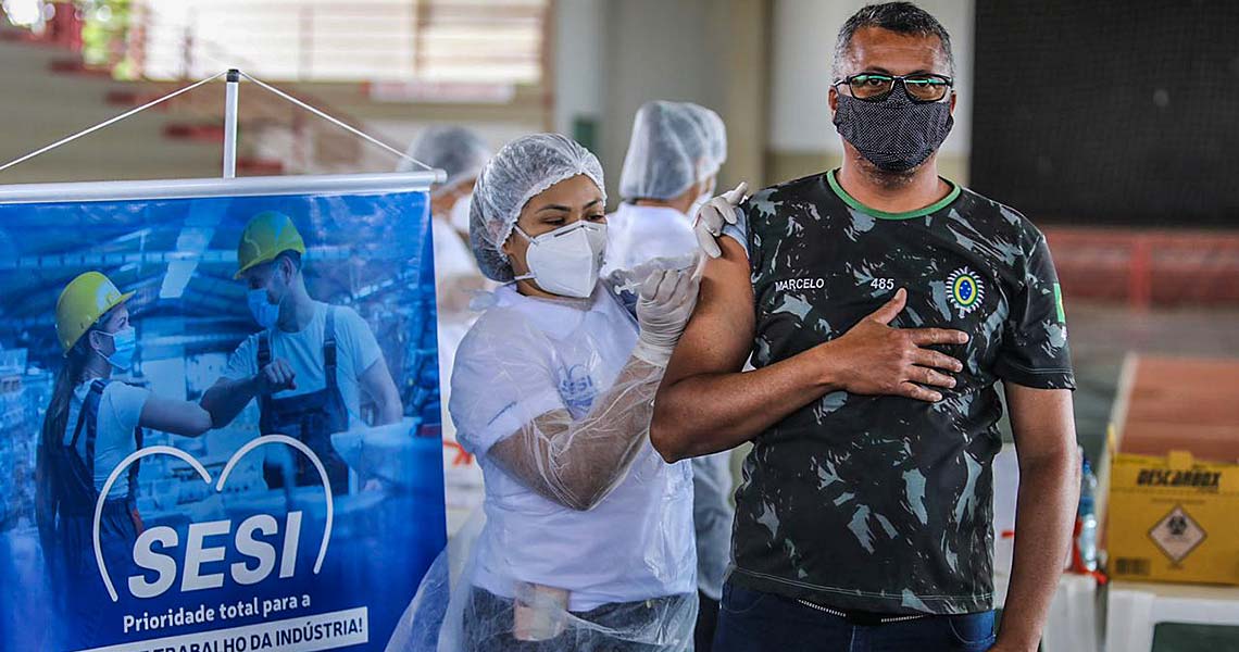 SESI participa do ‘Dia D’ de vacinação contra a covid-19 em Rio Branco 