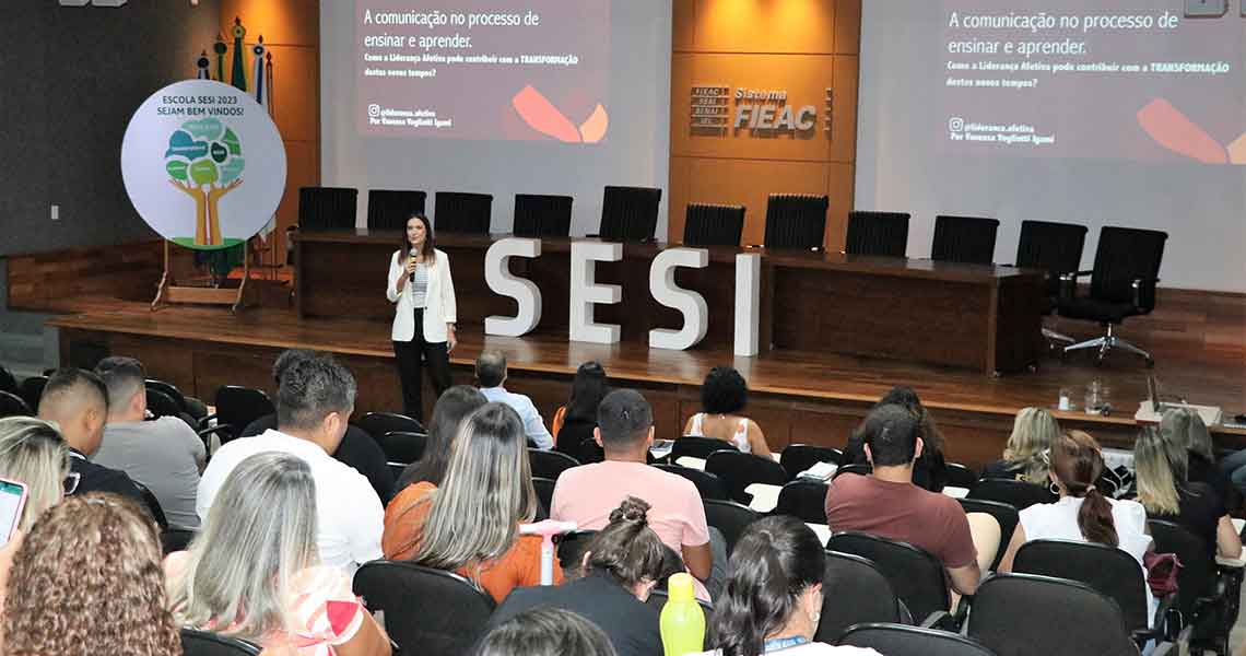 Escola SESI realiza acolhida a professores e colaboradores para o ano letivo de 2023