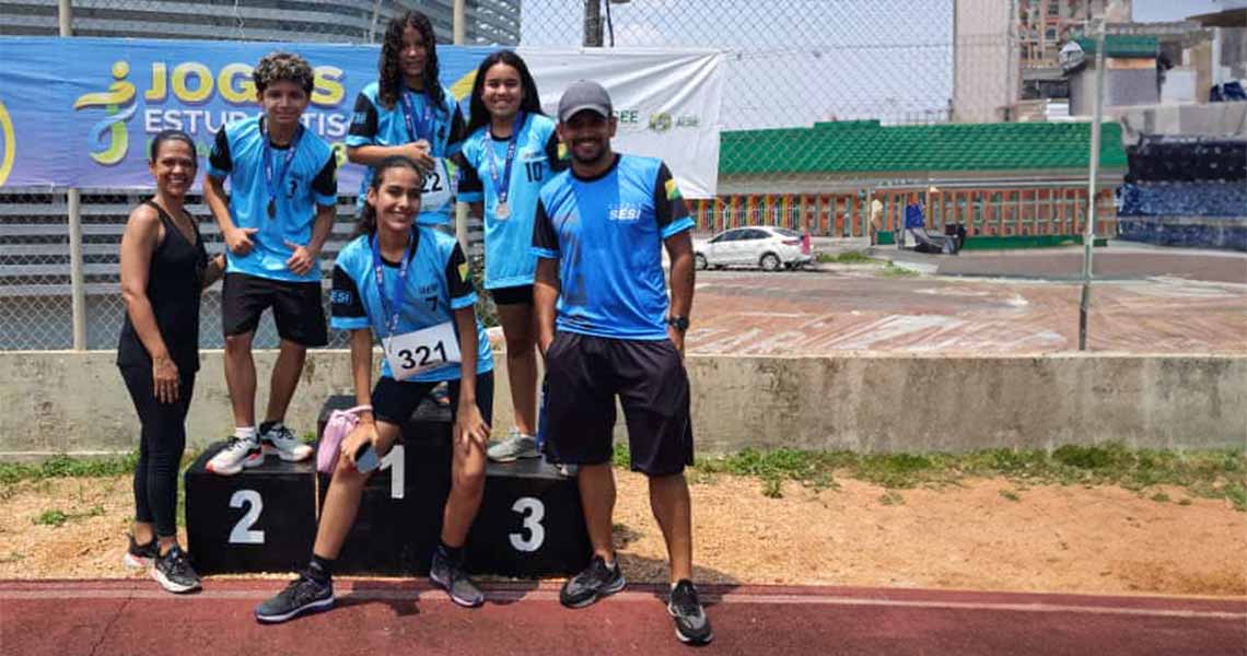 Escola SESI finaliza a participação nos Jogos Escolares com medalhas e troféu