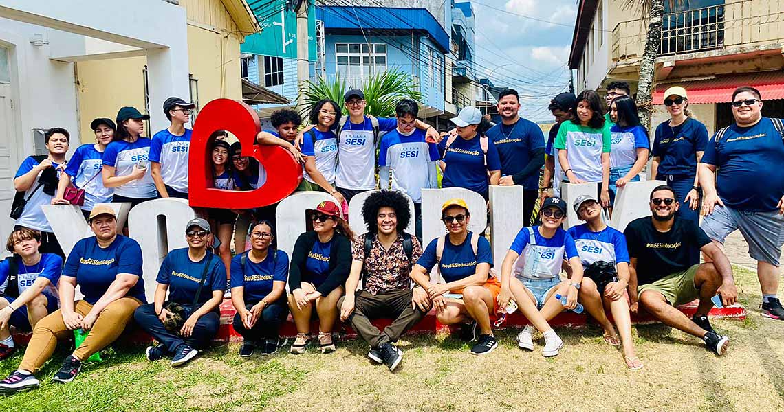 Escola SESI realiza intercâmbio cultural com os alunos do Novo Ensino Médio