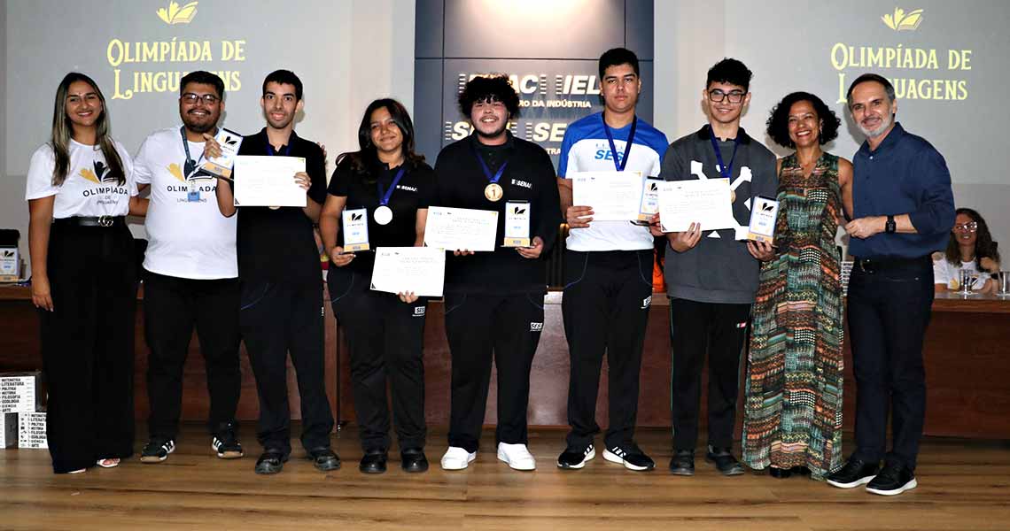 Escola SESI realiza Olimpíada de Linguagens para alunos do Novo Ensino Médio