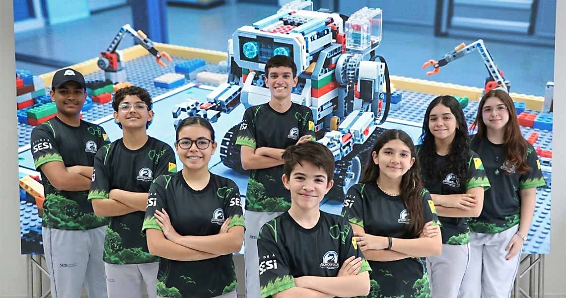 Equipe de Robótica do SESI Acre disputa final nacional em São Paulo