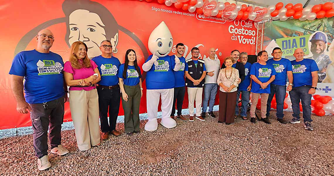 Ação do SESI leva vacinação e conscientização sobre saúde aos trabalhadores da indústria acreana