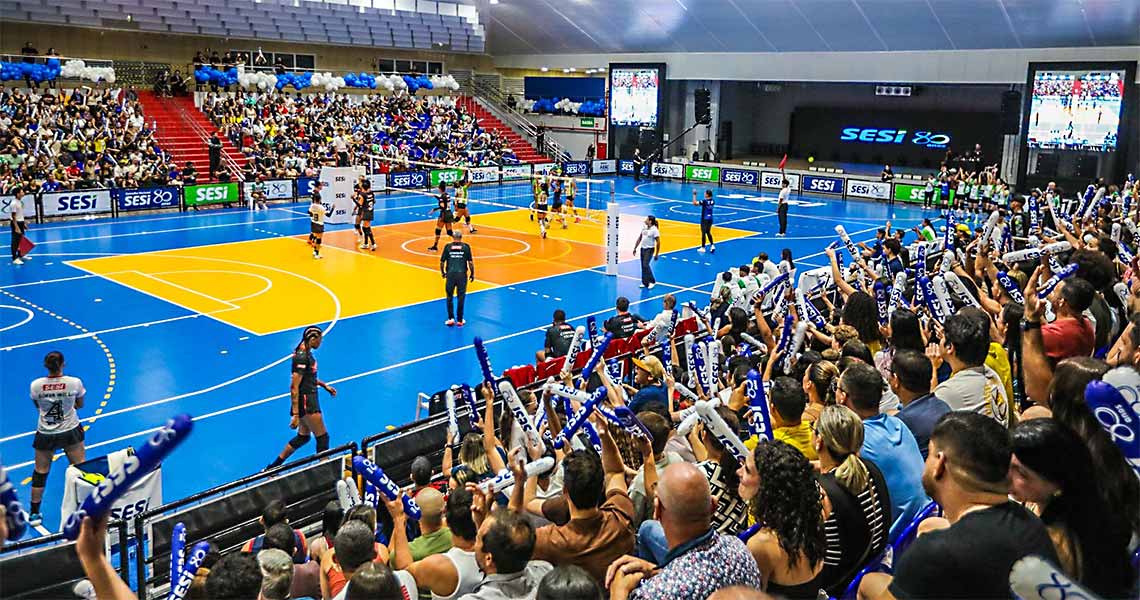 Após modernização, Ginásio do SESI é reinaugurado e volta a ser palco de grandes eventos