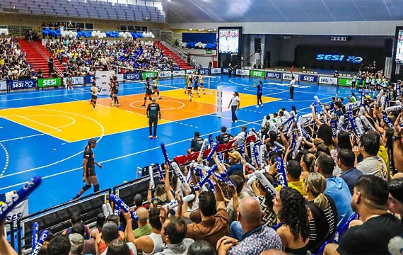 Após modernização, Ginásio do SESI é reinaugurado e volta a ser palco de grandes eventos
