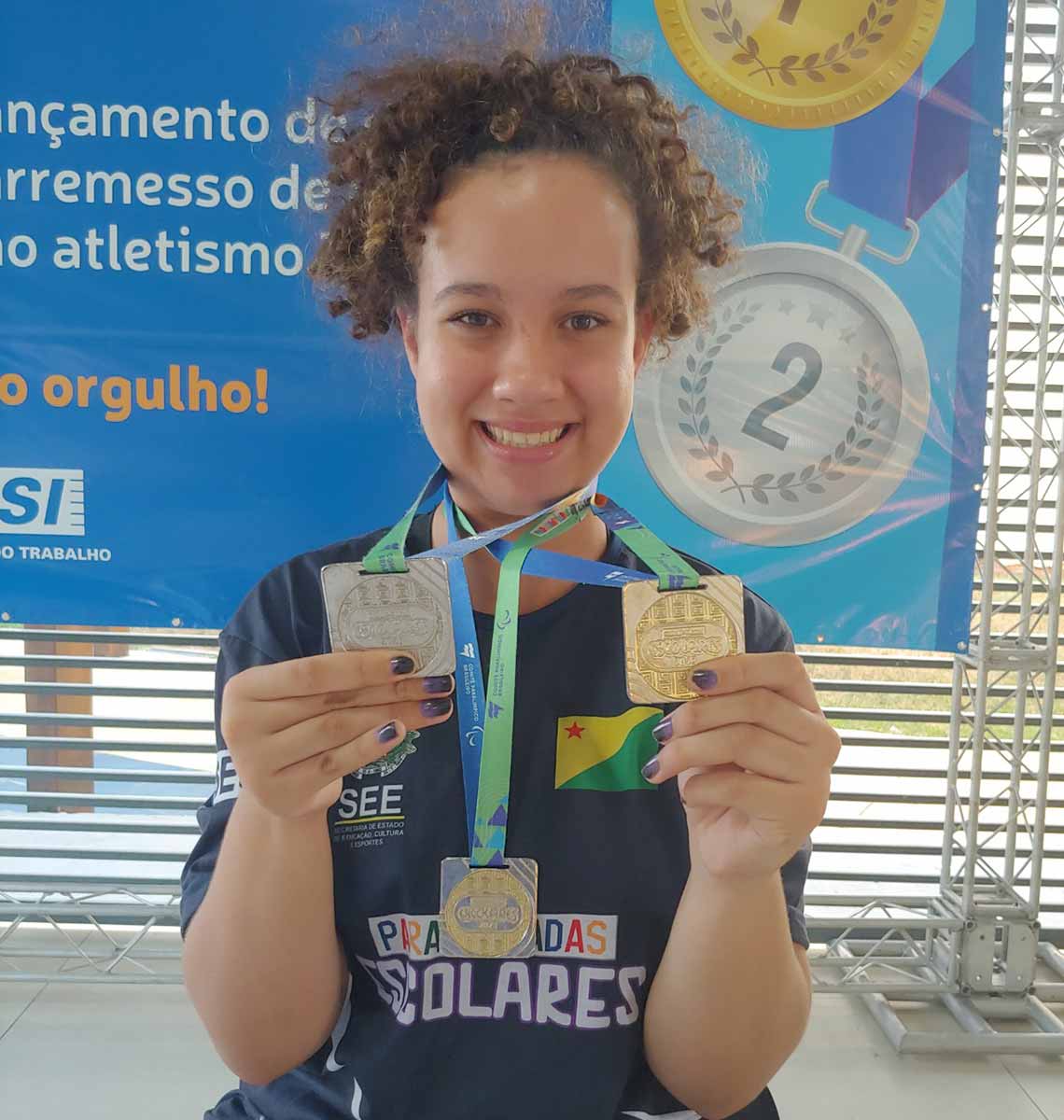 Homenagem aluna 3 Cedida